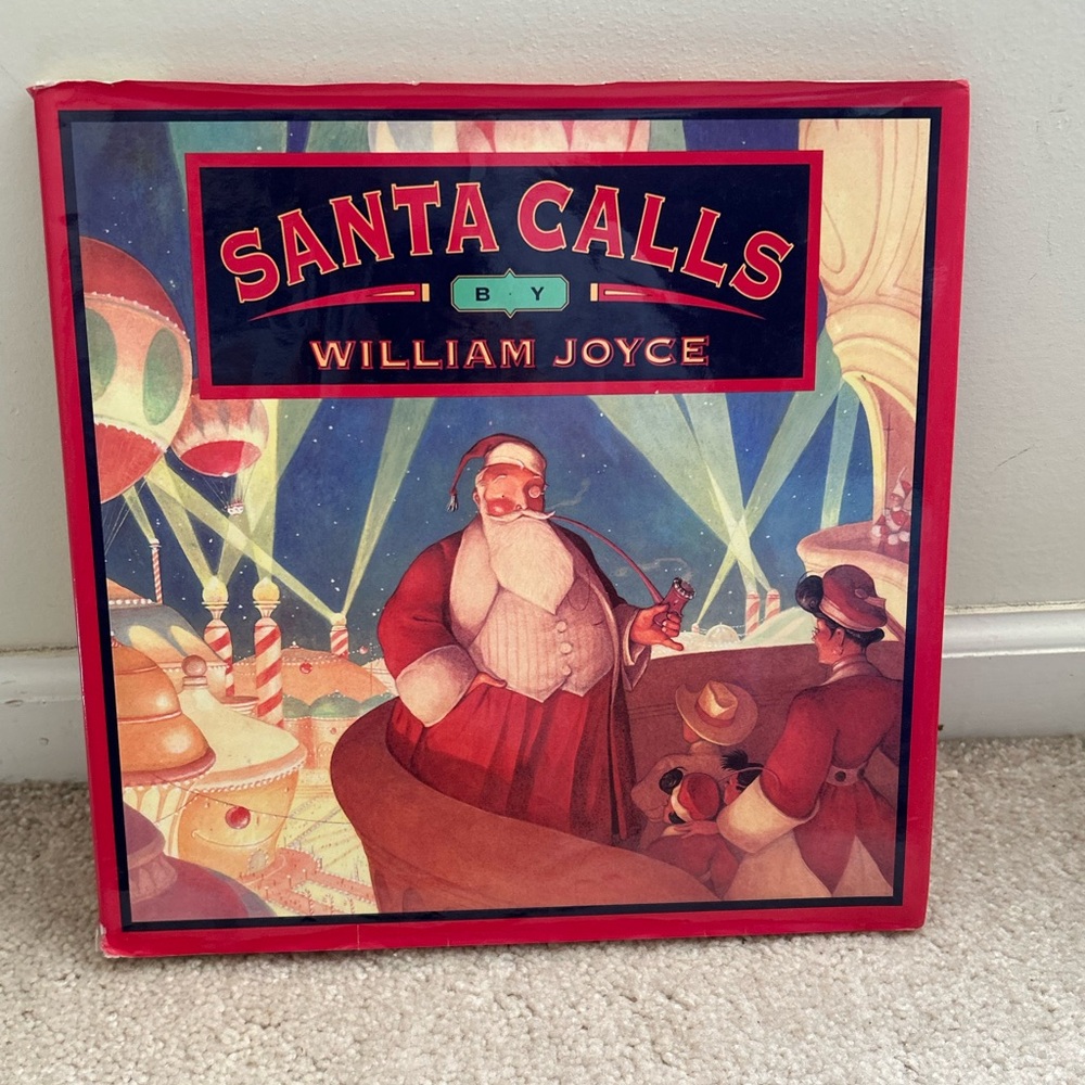 Santa Calls William Joyce 1993 First Edition 1st Printing HC –With Santa Letters